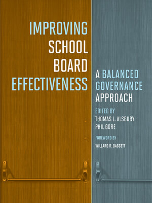 cover image of Improving School Board Effectiveness